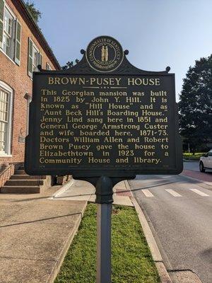 Brown Pusey House