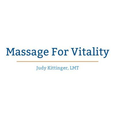 Massage For Vitality - Judy Kittinger, LMT