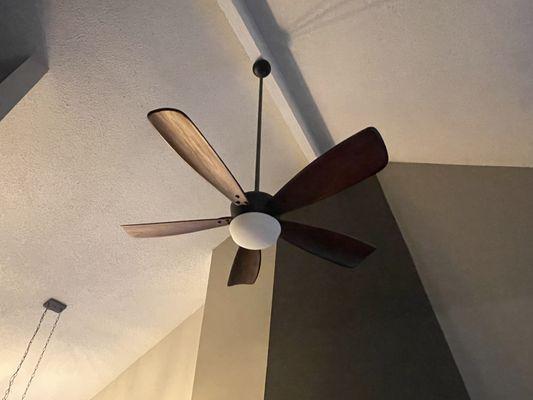 After fan installation