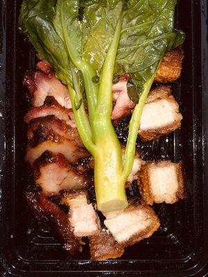 Combo/ pork Belly and Char SIU