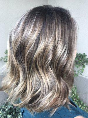 Beige Blonde Balayage by Megan Van Vleet