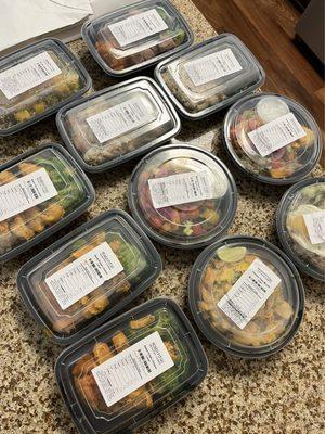 Grab & go meal prep - 10 for $95 deal!