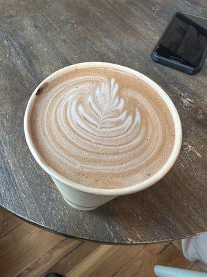 The mocha something or another. Forgot the name but super delicious. Great little coffee shop