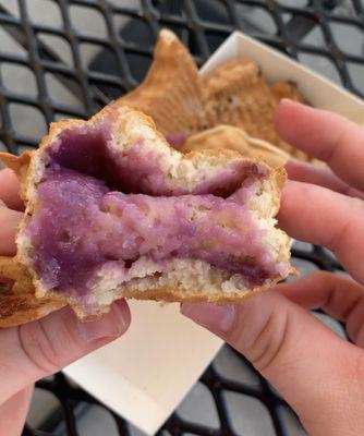 Ube (purple yam) Taiyaki