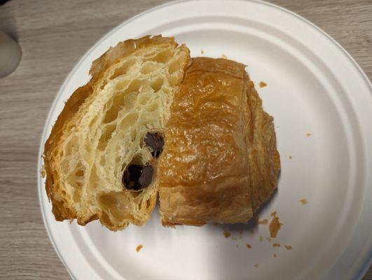 Chocolate Croissant Interior