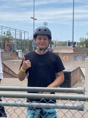 First Scooter Competition today. Go Zachary!