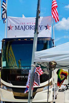 "Flags out" Happy 4th of July festival! Pensacola, Florida!