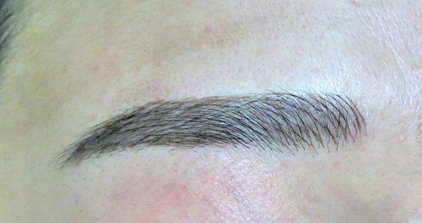 Microblading after