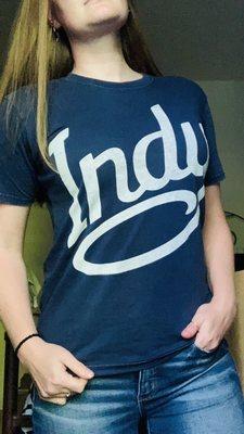 This Indy tee is soft and comfy. This is exactly what I wanted in a shirt to represent my home.