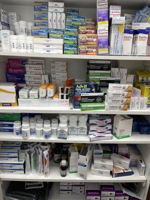 Plenty of meds and splints for all your one-stop-shop needs!