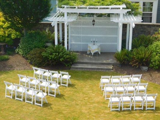 outdoor wedding venue