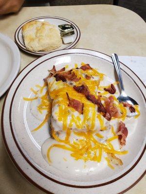 Southern fried grits