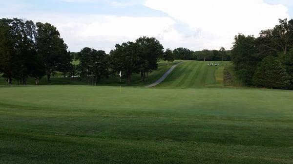 From behind #18 green.