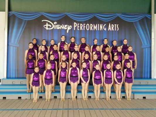 Our competitive Star Team dancing at Disney World in 2019!