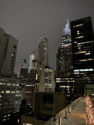 View from the rooftop bar