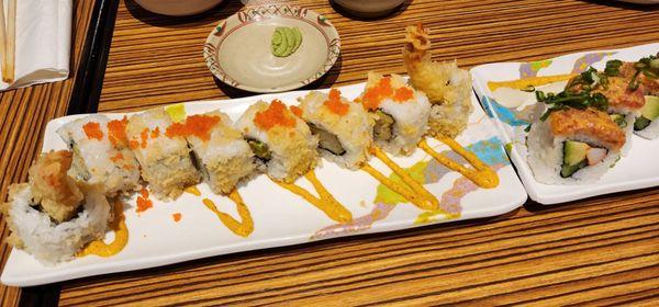 Crunchy tempura roll