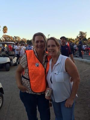 At Bonitafest Twilight Parade with good friend Marcia Shields 2015