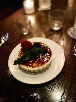 Crème brûlée (do not recommend)