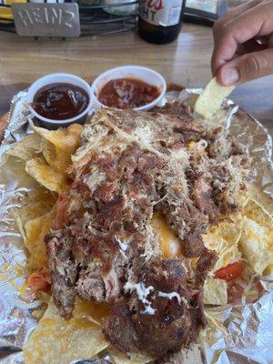 Pulled pork nachos!!