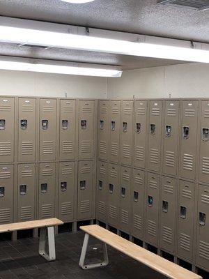 Girls locker room