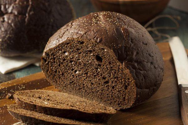 Specialty breads - dark Pumpernickel Rye, with caraway.