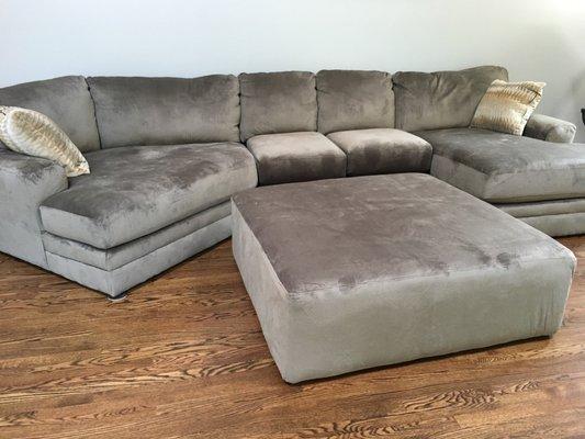 Final delivered couch