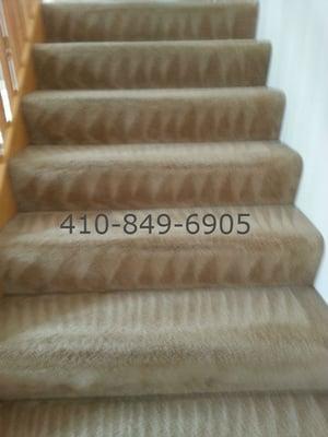 Carpet Cleaning - Stairs