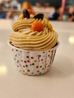 Reese's pieces cupcake