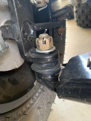 Broken ball joint