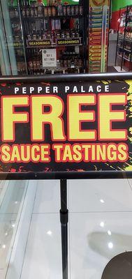 Free Sauce Tasting