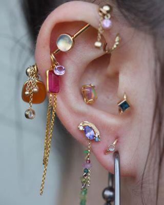 Wedding Set Ear Piercing Jewelry