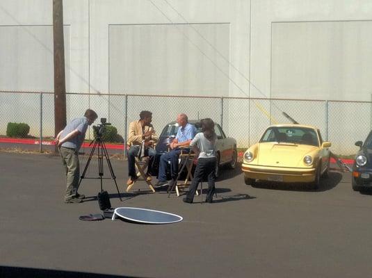 OPB interviewing Kurt for a special about cars