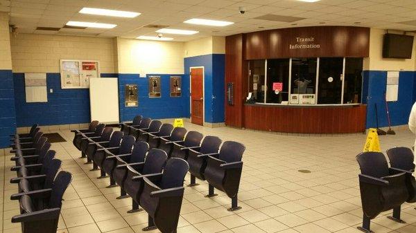 Repainting the Transit Station on Sumter and Laurel Street