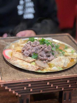 Beef hot pot