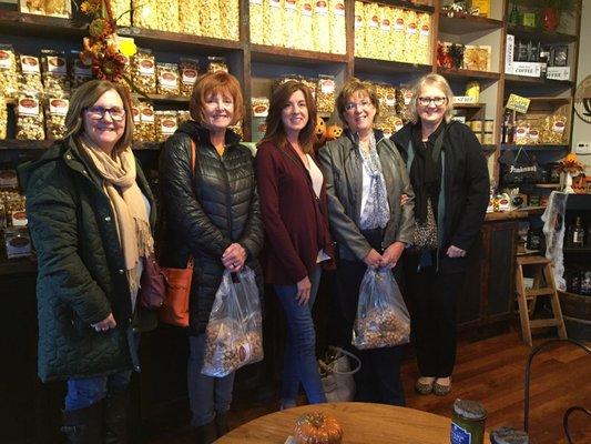 We had the store to ourselves for a little while today, got to meet Benny and his mom. Thank you for the kettle corn for our ride home