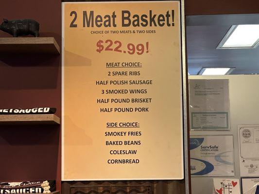 2 meat basket, worth it!