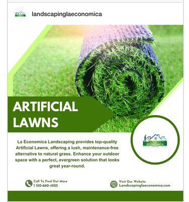 Artificial turf, Lawn