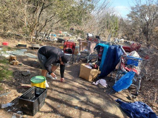 HOMELESS CAMP CLEANOUT!