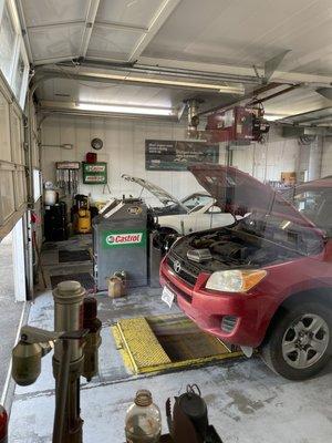 Oil Change Bays