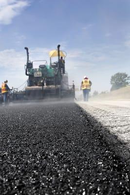 A. Folino Construction paving Asphalt in the City of Pittsburgh