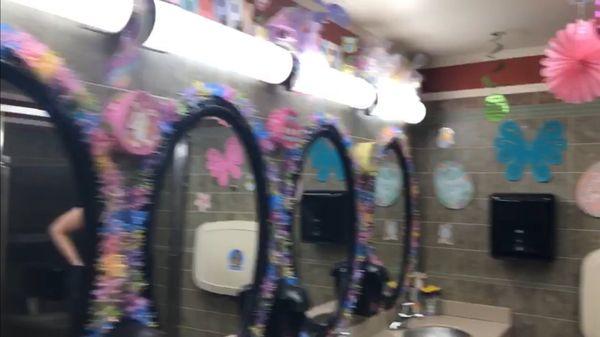 Easter theme bathroom