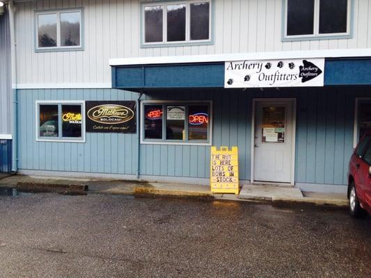 Archery Outfitters on Old Dairy road between Urgent Care and Rayco Sales.