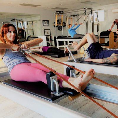 Gratz Pilates studio offering open session group classes.