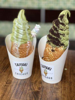 Matcha ice cream