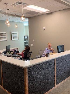 front desk/reception area