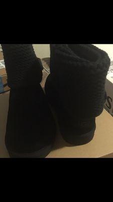 The Ugg's I bought today...The sales girl showed me them...I really like them, but there service still needs Help ! Lol