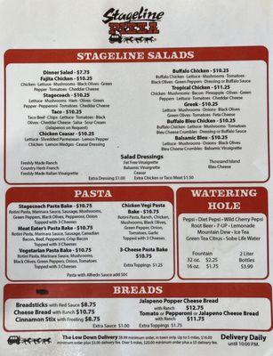 UPDATED MENU