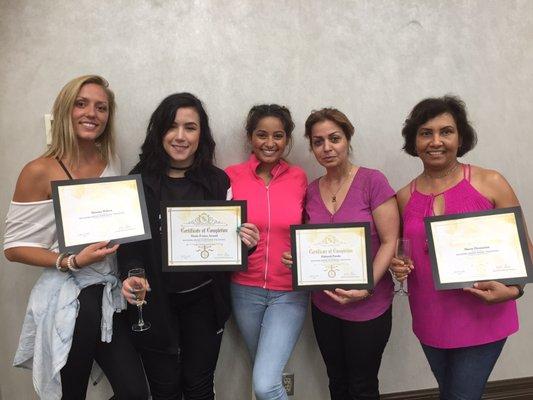 Graduating from the most amazing course ever.  By Worldmicroblading