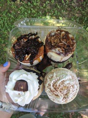 assortment of cheesecakes