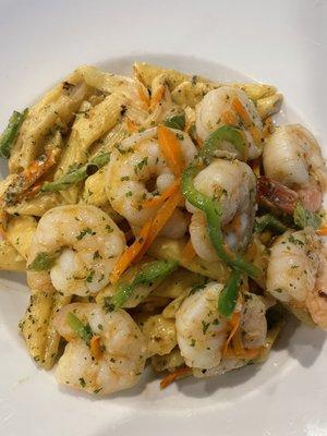 Shrimp reggae pasta